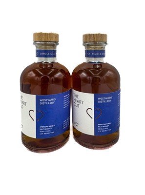 Lot 279 - 2 50cl bottles Westward Distillery The Heart Cut #07