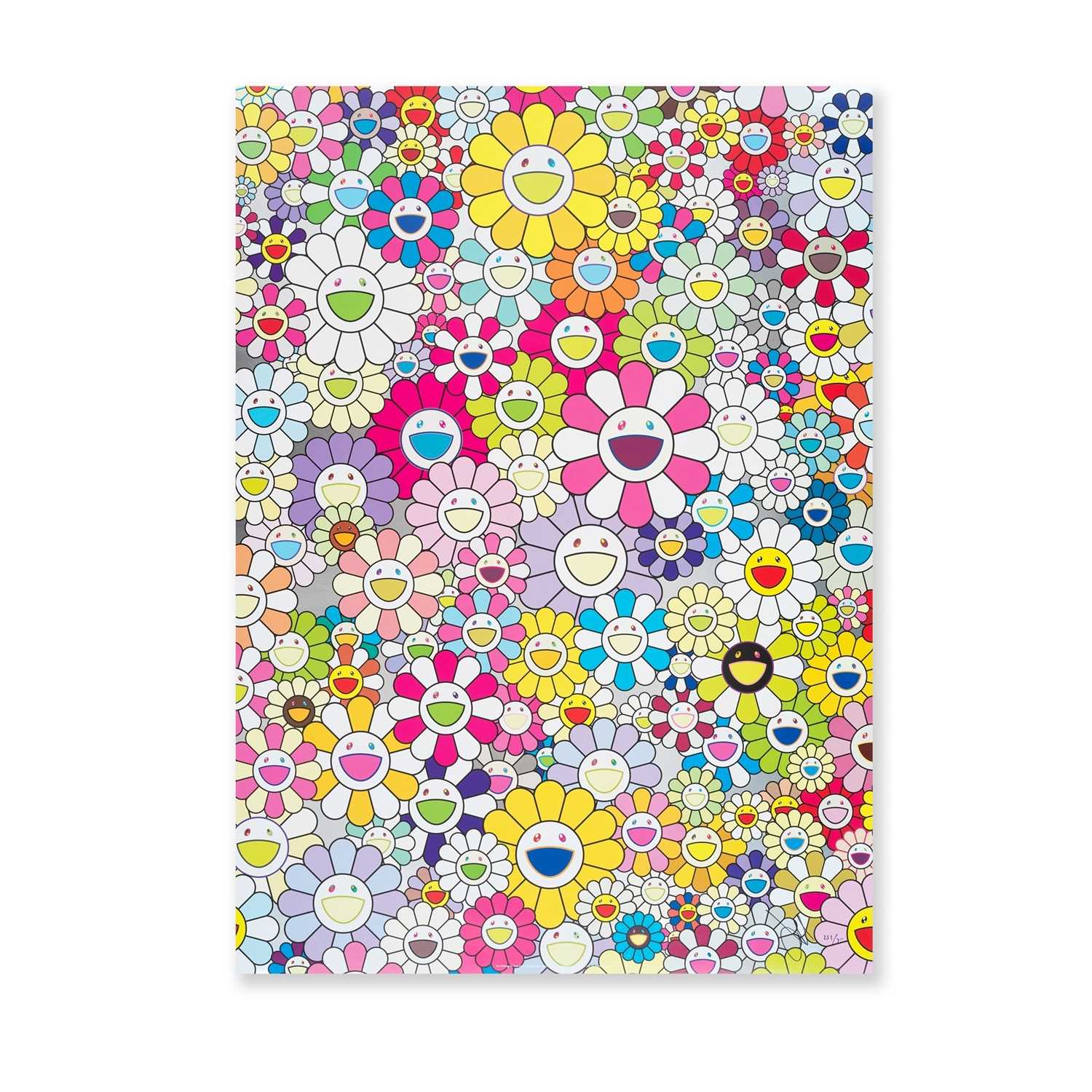 Lot 22 - Takashi Murakami (Japanese 1962-), 'An Homage To Yves Klein, Multicolor B', 2012