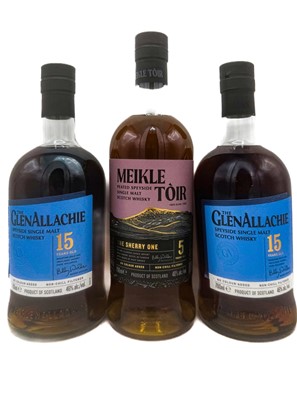 Lot 281 - 3 bottles Mixed Scotch Single Malt Whisky