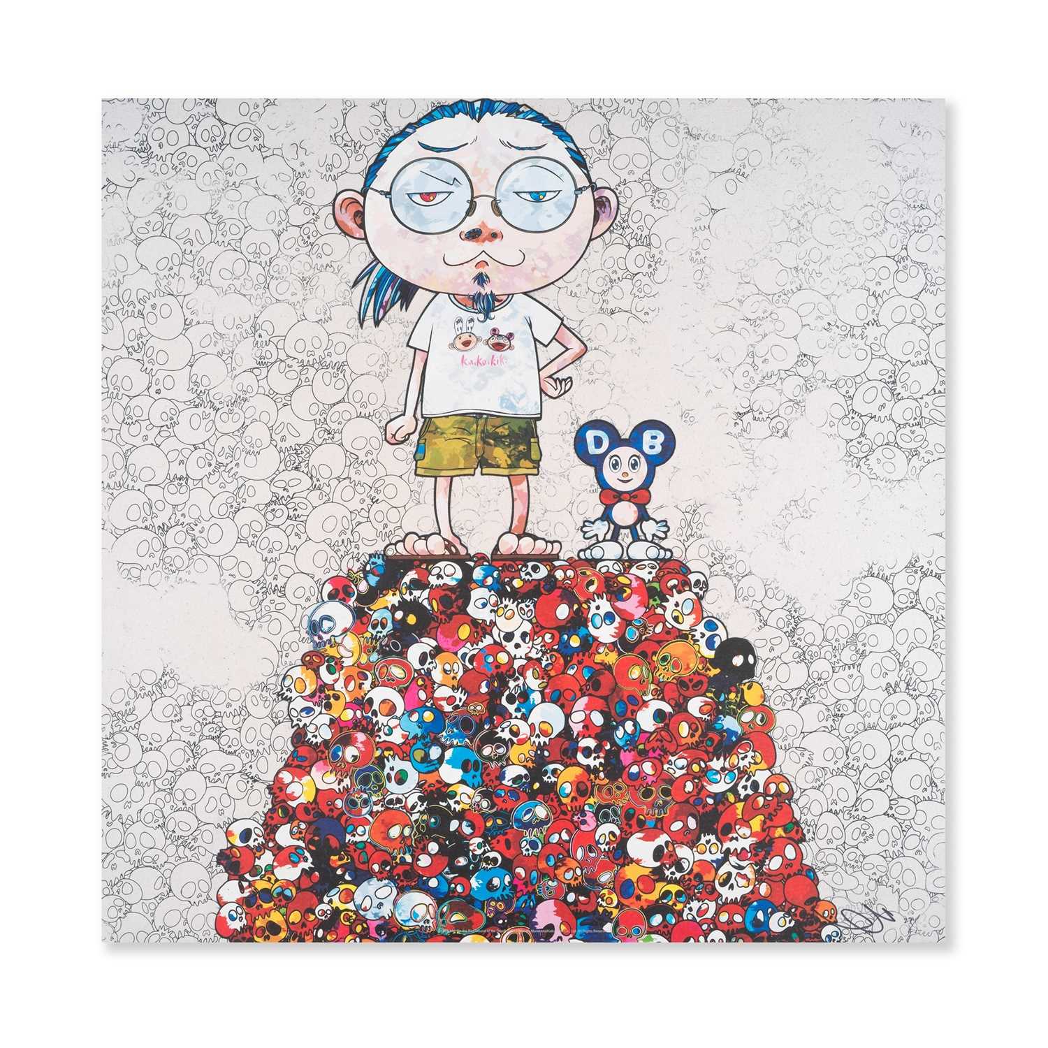 Lot 6 - Takashi Murakami (Japanese 1962-), 'DOB & Me: On the Red Mound of the Dead', 2013