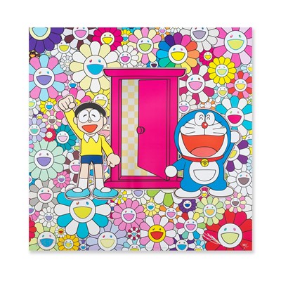 Lot 14 - Takashi Murakami (Japanese 1962-), 'We Came to the Field of Flowers Through Anywhere Door (Dokodemo Door)', 2018