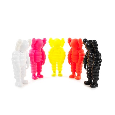 Lot 255 - Kaws (American 1974-), 'What Party (Yellow, Orange, Pink, Black & White)', 2020