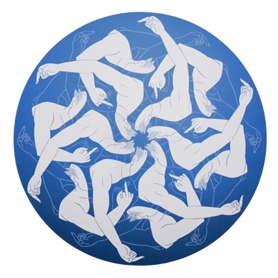 Lot 34 - Ai Weiwei (Chinese 1957-), 'Circle In Blue', 2024