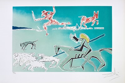 Lot 108 - Salvador Dali (Spanish 1904-1989), 'Don Quixote Warrior's Heard'