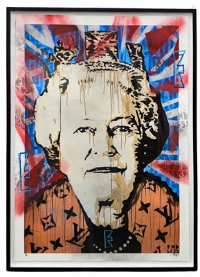Lot 76a - Endless (British), 'Lizzy Vuitton Union Jack', 2021