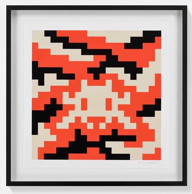 Lot 189 - Invader (French 1969-), 'Camo (S-3C-M4)', 2024