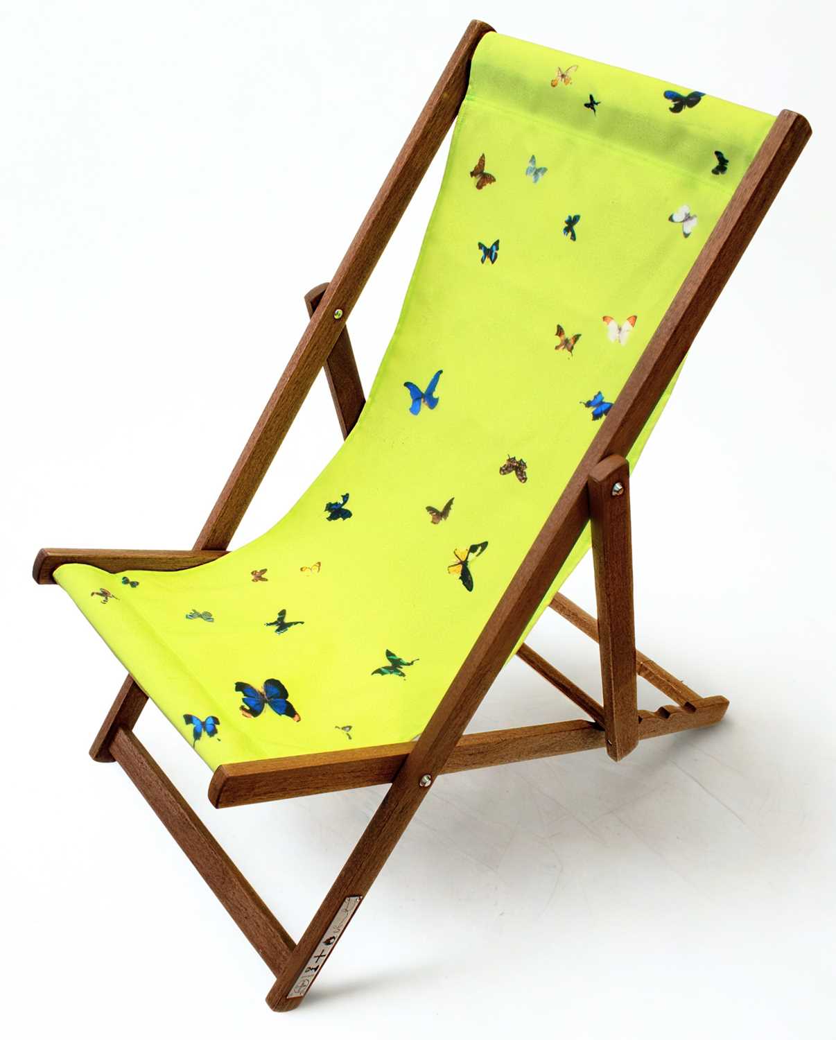Lot 52 - Damien Hirst (British 1965-), 'Yellow Deckchair', 2008