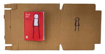 Lot 213a - Stik (British 1979-), 'Untitled (Pizza Box)', 2011