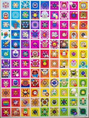 Lot 153 - Takashi Murakami (Japanese 1962-), '108 Bonno Kleshas Flowers', 2022