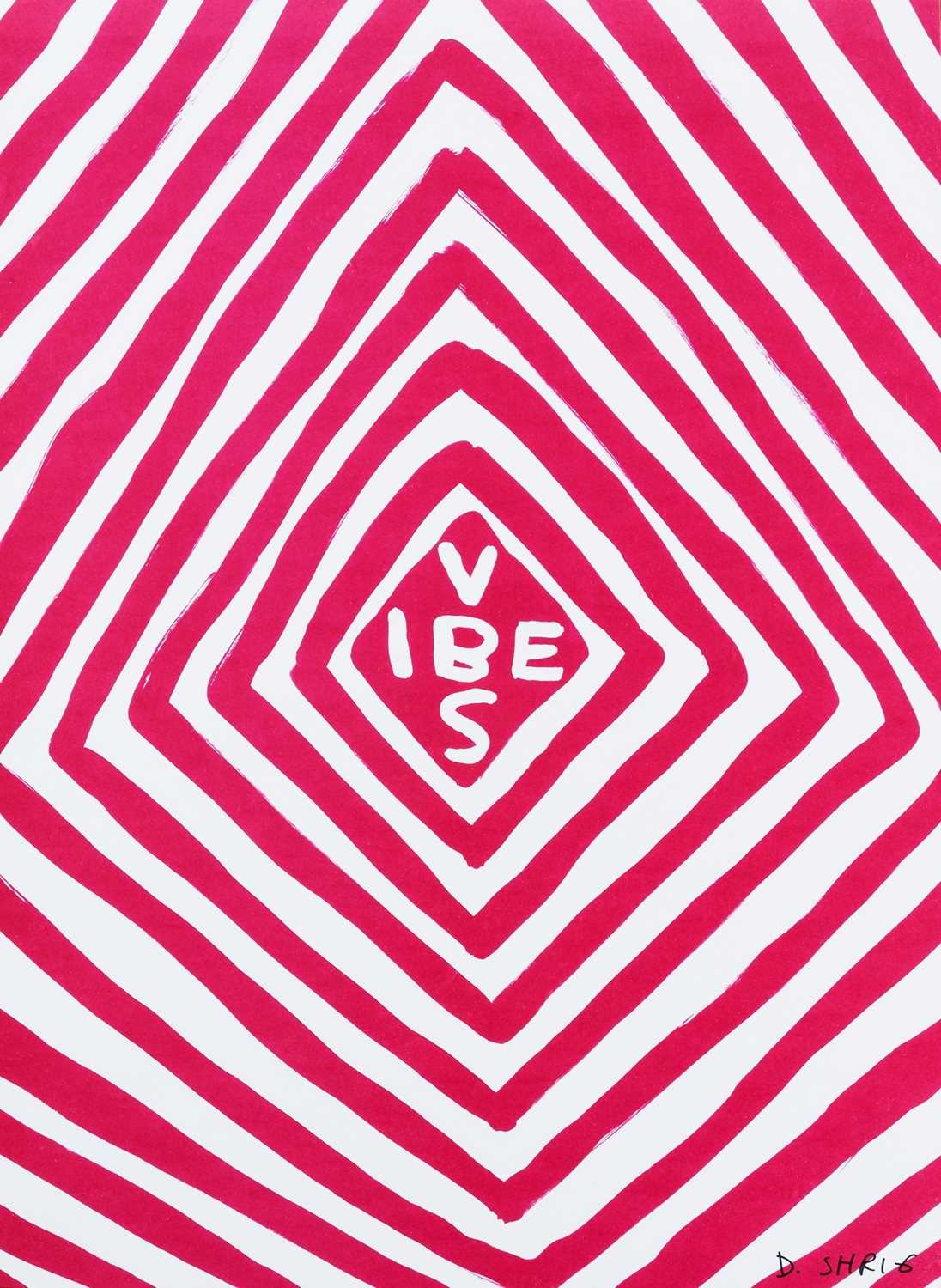 Lot 39 - David Shrigley (British 1968-), 'Vibes', 2018