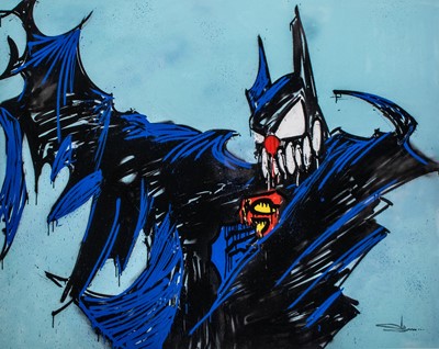 Lot 249 - Slawn (Nigerian 2000-), 'Batman', 2025