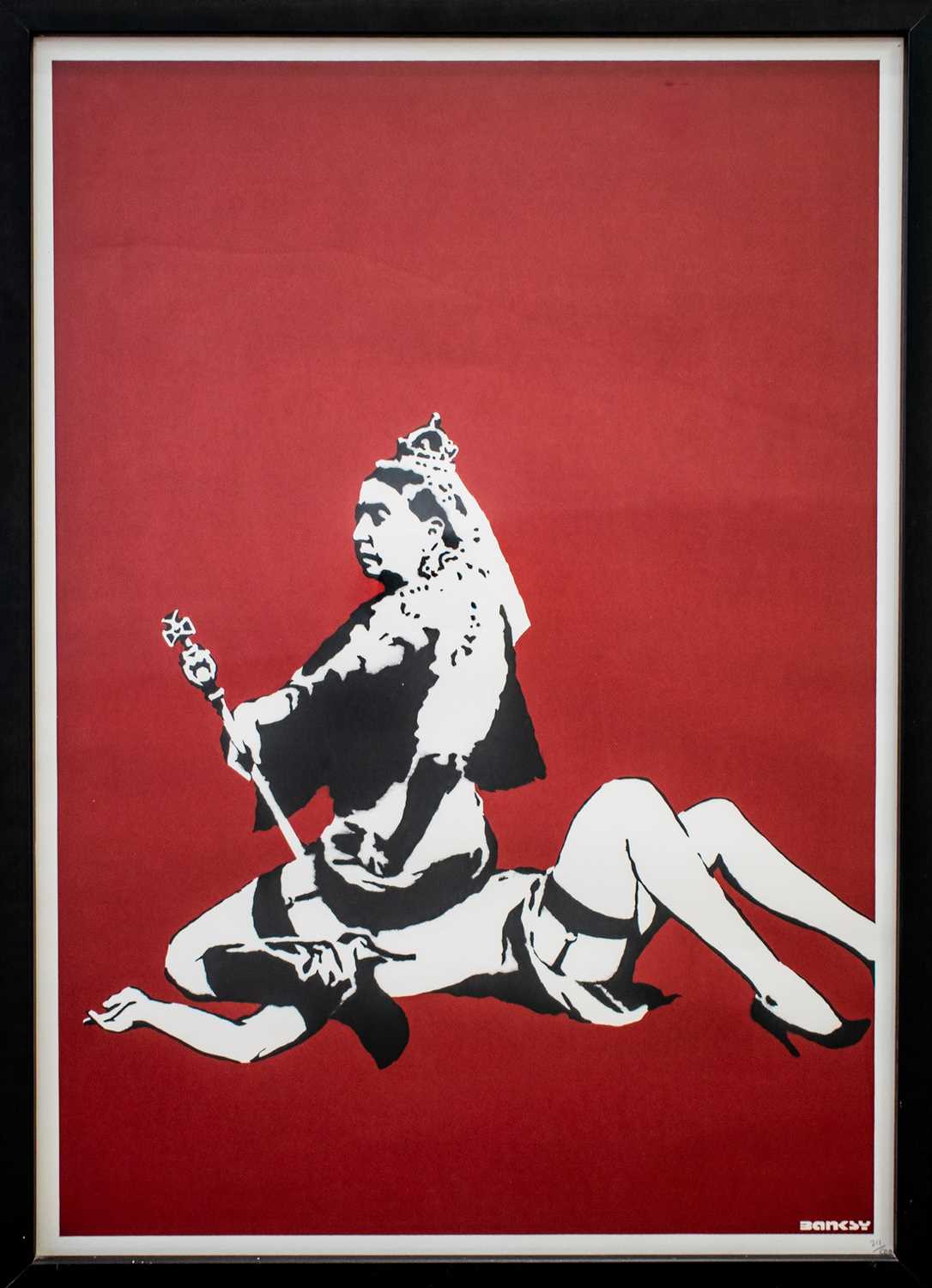 Lot 218 - Banksy (British 1974-), 'Queen Victoria', 2003