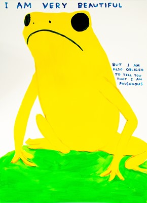 Lot 69 - David Shrigley (British 1968-), 'I Am Very Beautiful', 2025