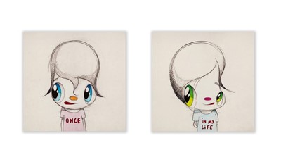 Lot 94 - Javier Calleja (Spanish 1971-), 'Once In My Life (Diptych)', 2023