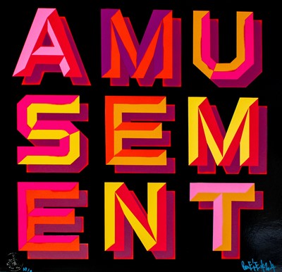 Lot 234 - Ben Eine (British 1970-), 'Amusement', 2014