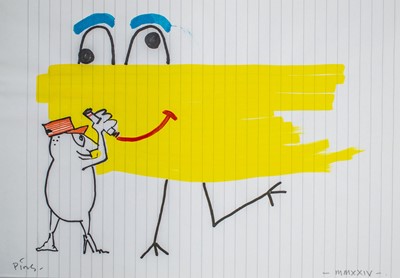 Lot 292-Paul Insect (British 1970-), 'Untitled', 2024