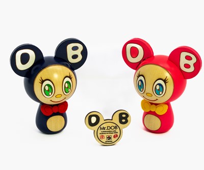 Lot 160 - Takashi Murakami (Japanese 1962-), 'DOB Kokeshi Dolls Set',, 2020