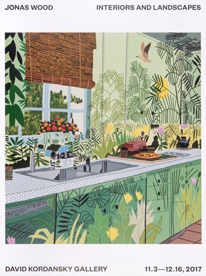 Lot 99 - Jonas Wood (American 1977-), ‘Interiors And Landscapes’, 2017
