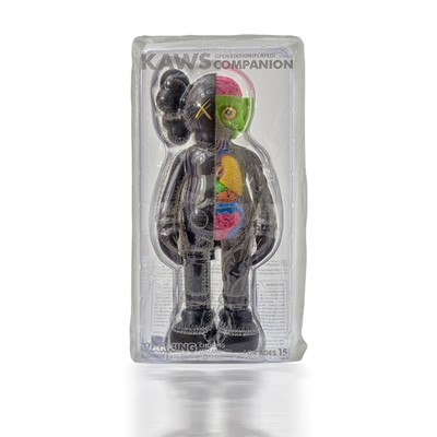 Lot 259 - Kaws (American 1974-), 'Companion (Black Flayed)', 2017