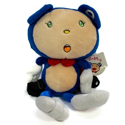 Lot 163 - Takashi Murakami (Japanese 1962-), 'Plush Figure Backpacks (set of 4)'
