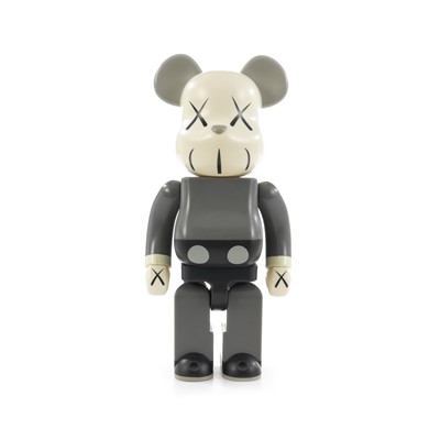 Lot 261 - Kaws (American 1974-), 'Companion Bearbrick 400% (Grey)', 2002