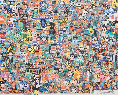 Lot 252-Invader (French 1969-), 'Invader 4000', 2022