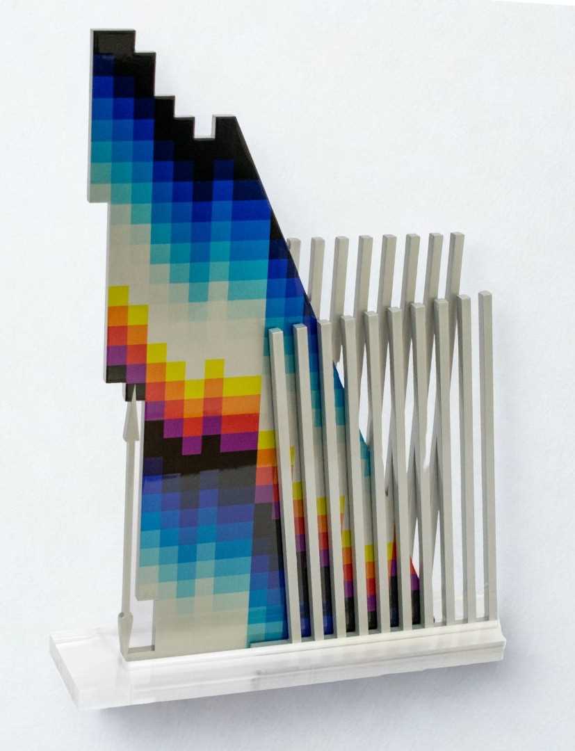 Lot 49 - Felipe Pantone (Argentinian 1986-), 'Optichromie Dimensions 3S', 2020