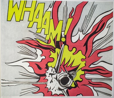 Lot 214 - Roy Lichtenstein (American 1923-1997), 'Whaam!', 1963 (Signed)