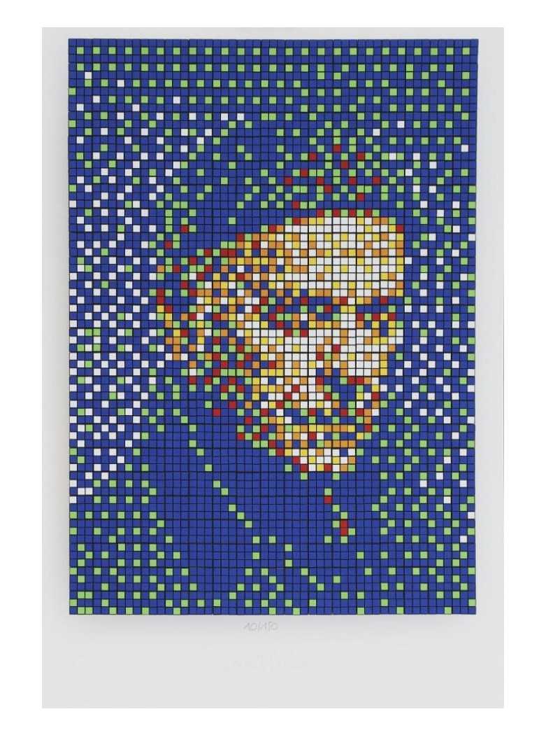 Lot 224 - Invader (French 1969-), 'Portrait Of Enki Bilal', 2023