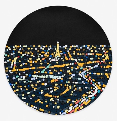 Lot 183 - Yoon Hyup (Korean 1982-), 'Night In Paris - Golden Light', 2022
