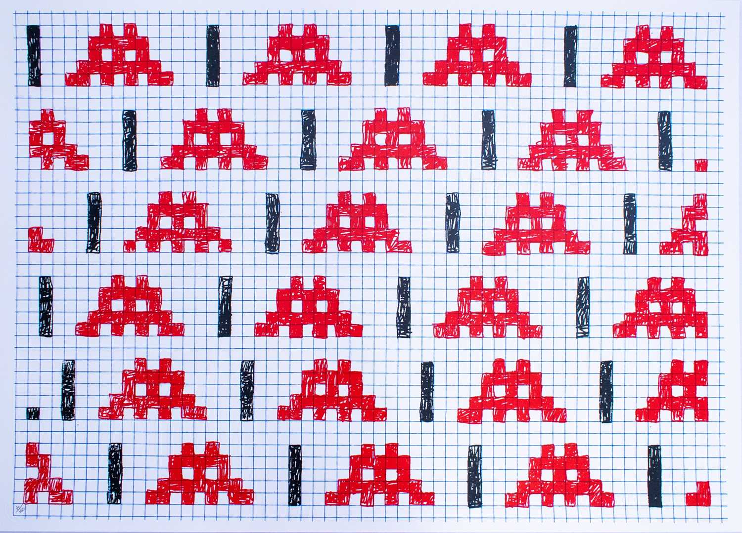 Lot 222 - Invader (French 1969-), 'Homeworks', 2006