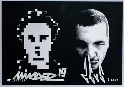 Lot 251 - Invader & Zevs, '@NONYMOUS', 2019