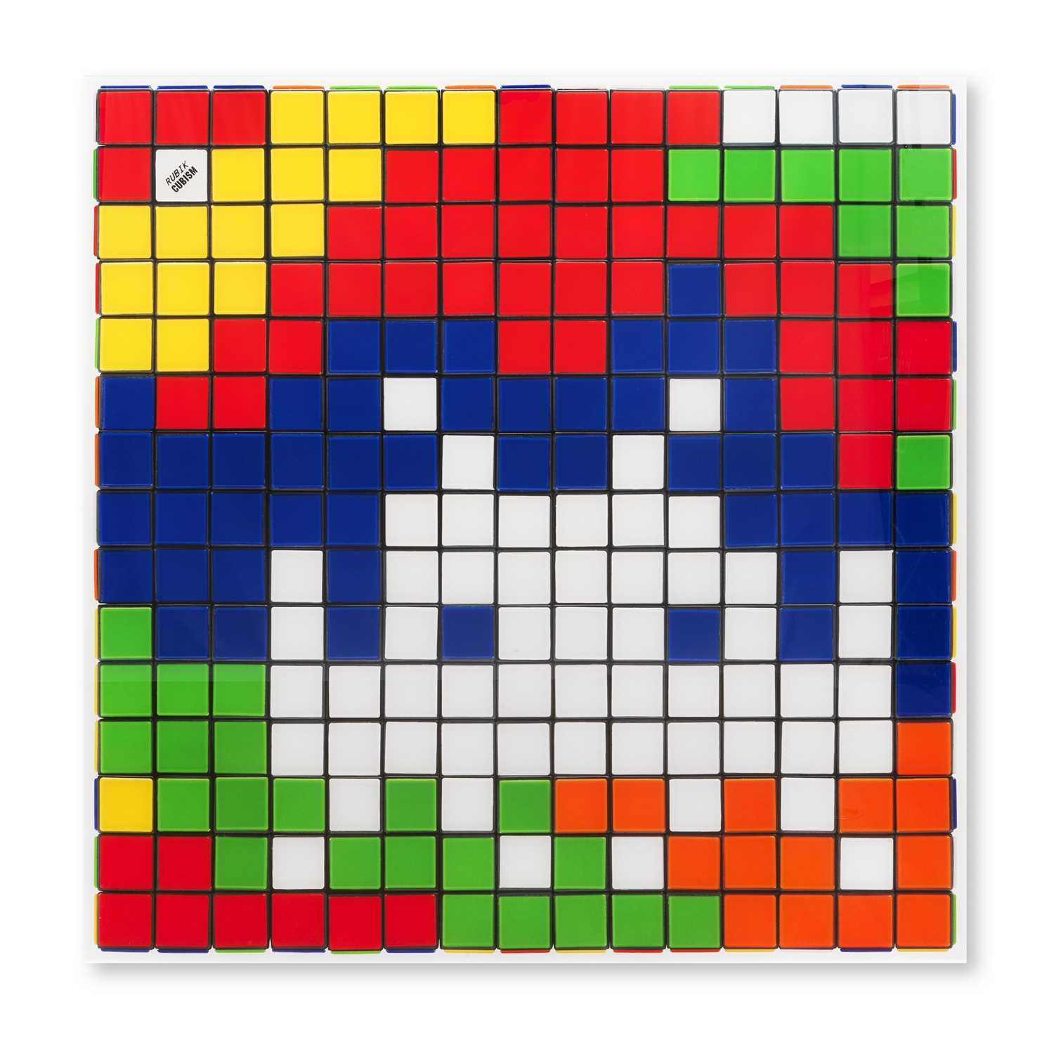 Lot 304 - Invader (French 1969-), 'Rubik Camouflage', 2023