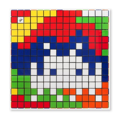 Lot 304 - Invader (French 1969-), 'Rubik Camouflage', 2023