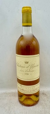 Lot 141 - 1 bottle 1986 Ch d'Yquem