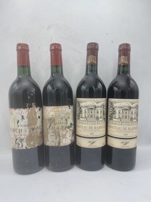 Lot 72 - 4 bottles Mixed Claret