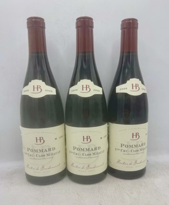 Lot 153 - 11 bottles 2009 Pommard Clos Micault Heritier de Baudricourt