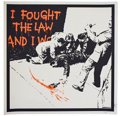 Lot 188 - Banksy (British 1974-), 'I Fought The Law', 2004