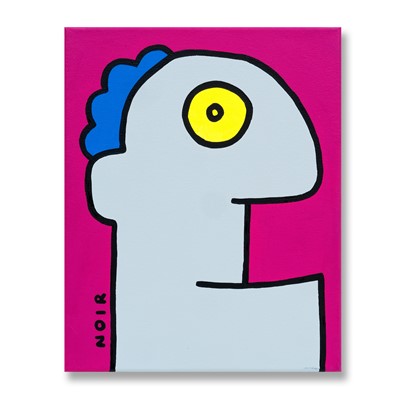 Lot 213 - Thierry Noir (French 1958-), 'I Was Told Yesterday, You Have To Avoid Snacking To Stay In Condition', 2020