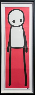 Lot 251 - Stik (British 1979-), ‘Standing Figure (Red)’, 2015