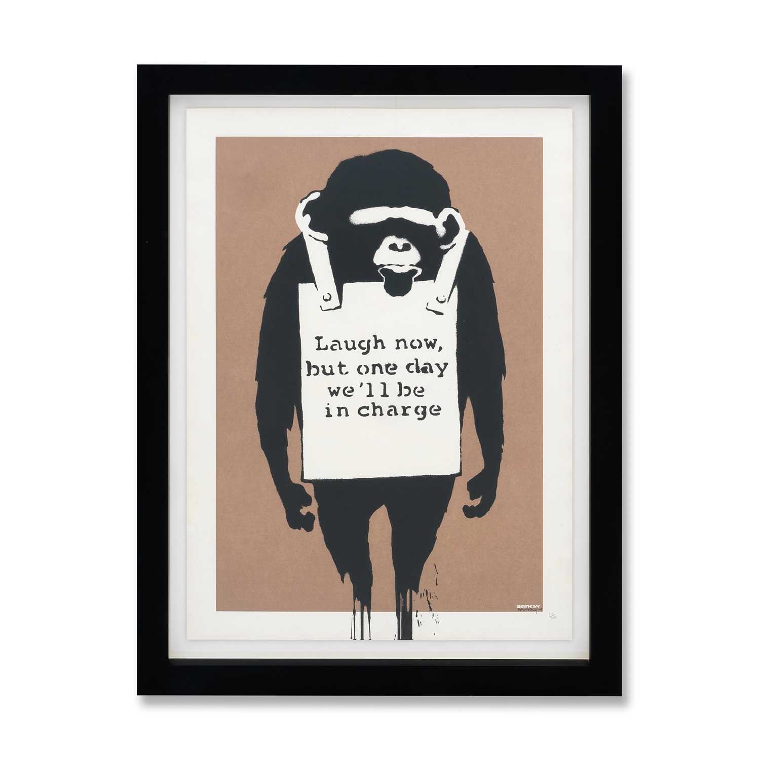 Lot 193 - Banksy (British 1974-), 'Laugh Now', 2004 - Signed