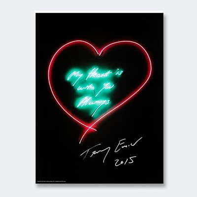 Lot 132 - Tracey Emin (British 1963-), ‘My Heart Is With You Always', 2015