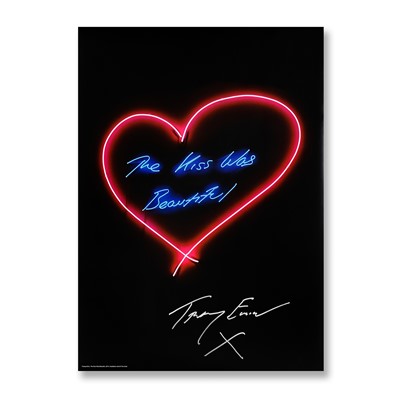 Lot 134 - Tracey Emin (British 1963-), 'The Kiss Was Beautiful', 2016