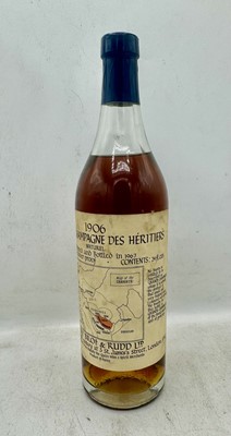 Lot 310 - 1 bottle 1906 Cognac des Heritiers Grande Champagne Cognac