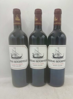 Lot 88 - 6 bottles 2005 Ch Beychevelle