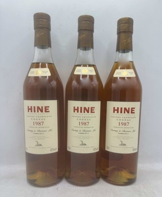 Lot 311 - 7 bottles 1987 Hine Early Landed Grande Champagne Cognac