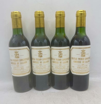 Lot 91 - 11 half-bottles 1990 Ch Pichon-Lalande