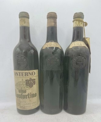 Lot 263 - 3 bottles Believed 1961 Barolo Monfortino Riserva G Conterno
