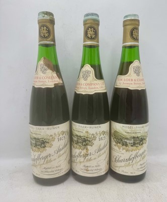 Lot 234 - 3 bottles 1975 Scharzhofberger Auslese E Muller