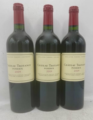 Lot 97 - 3 bottles 2009 Ch Trotanoy